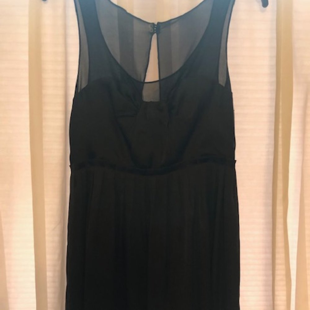 American Eagle Black Silky Flowy dress Size 6